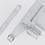 MIM Bolso Unica KEISER BELT PLATEADO