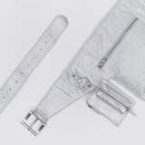 MIM Bolso Unica KEISER BELT PLATEADO