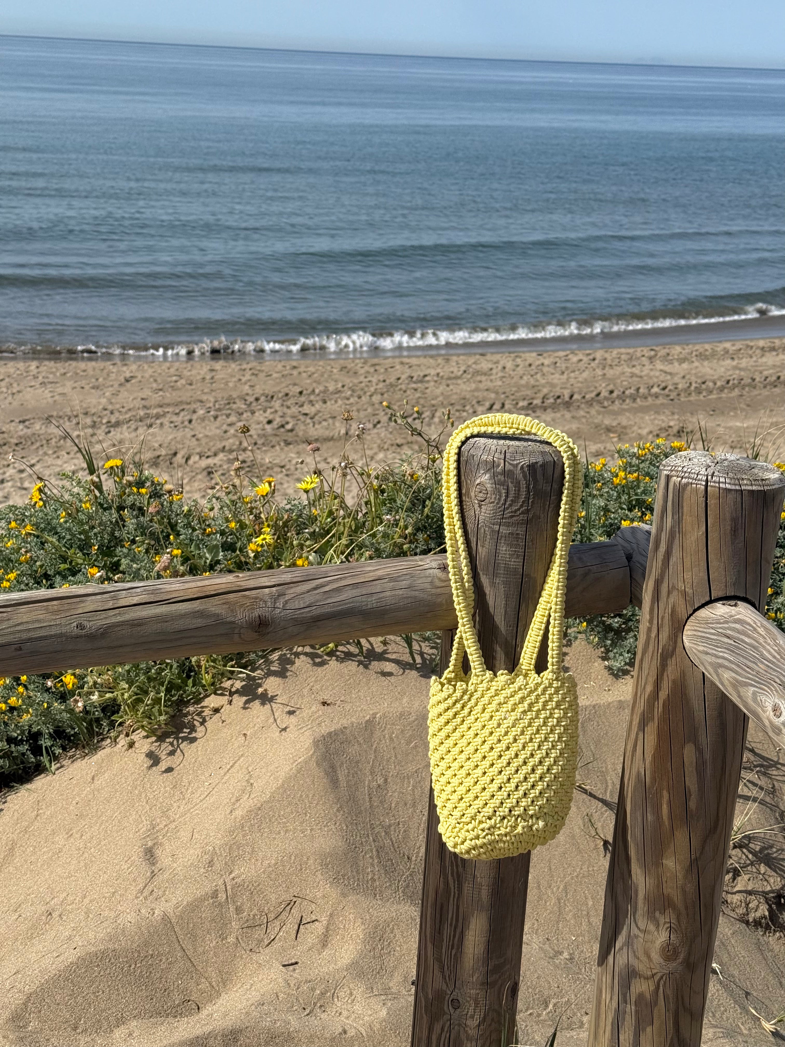 MIM Bolso Unica Rope Bag Amarillo