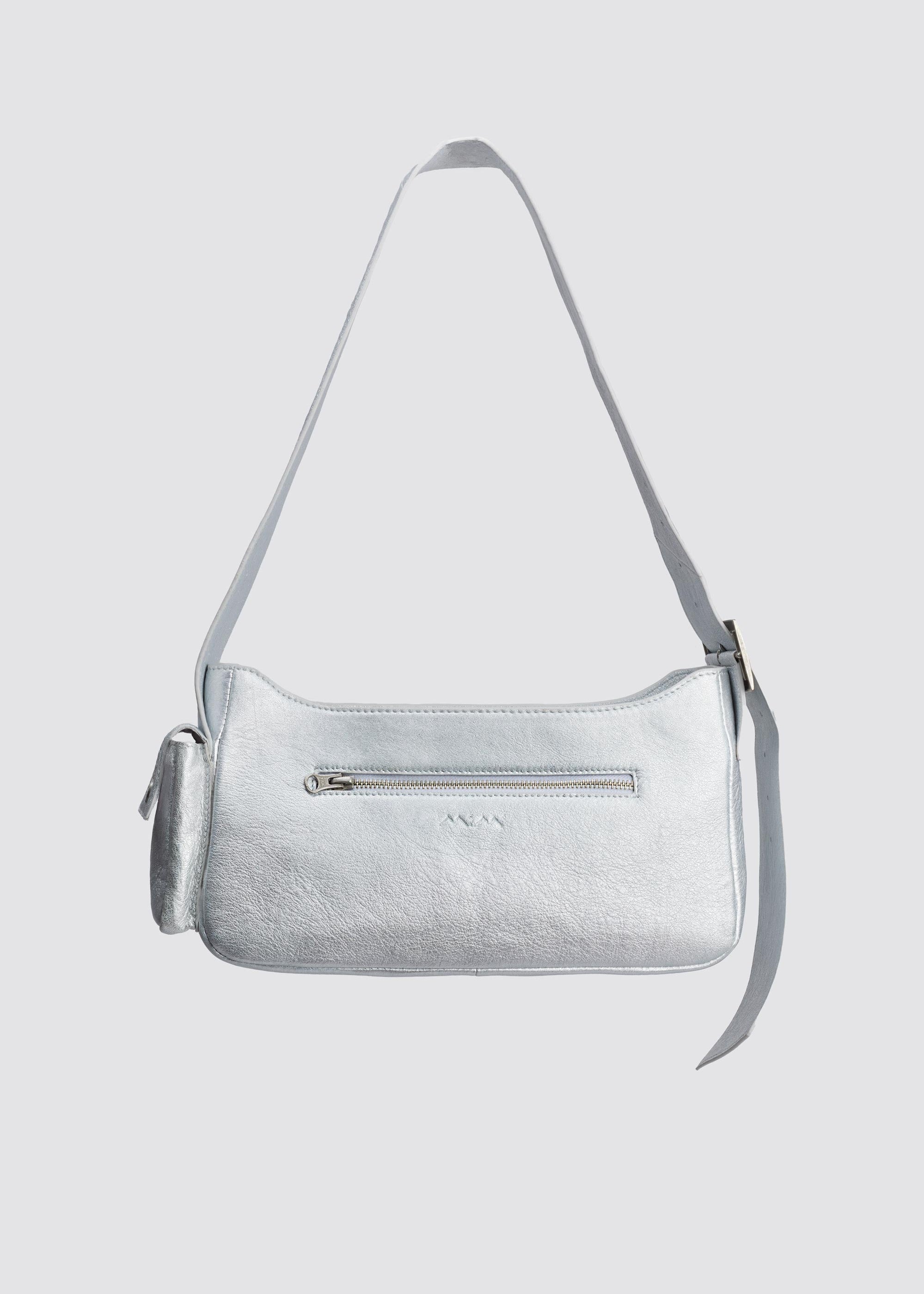 MIM Bolso Unica UTILITY BAG PLATEADO