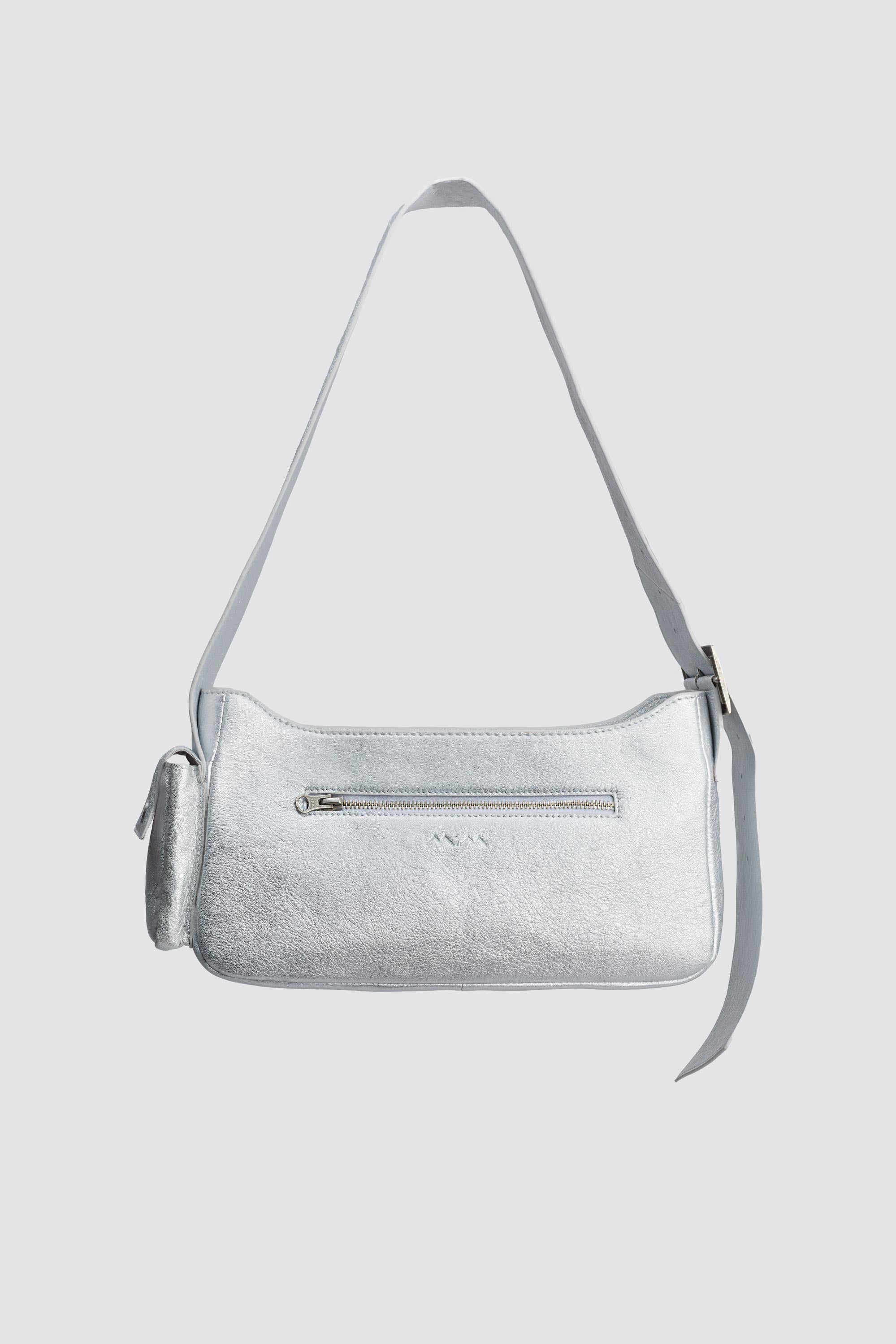 MIM Bolso Unica UTILITY BAG PLATEADO