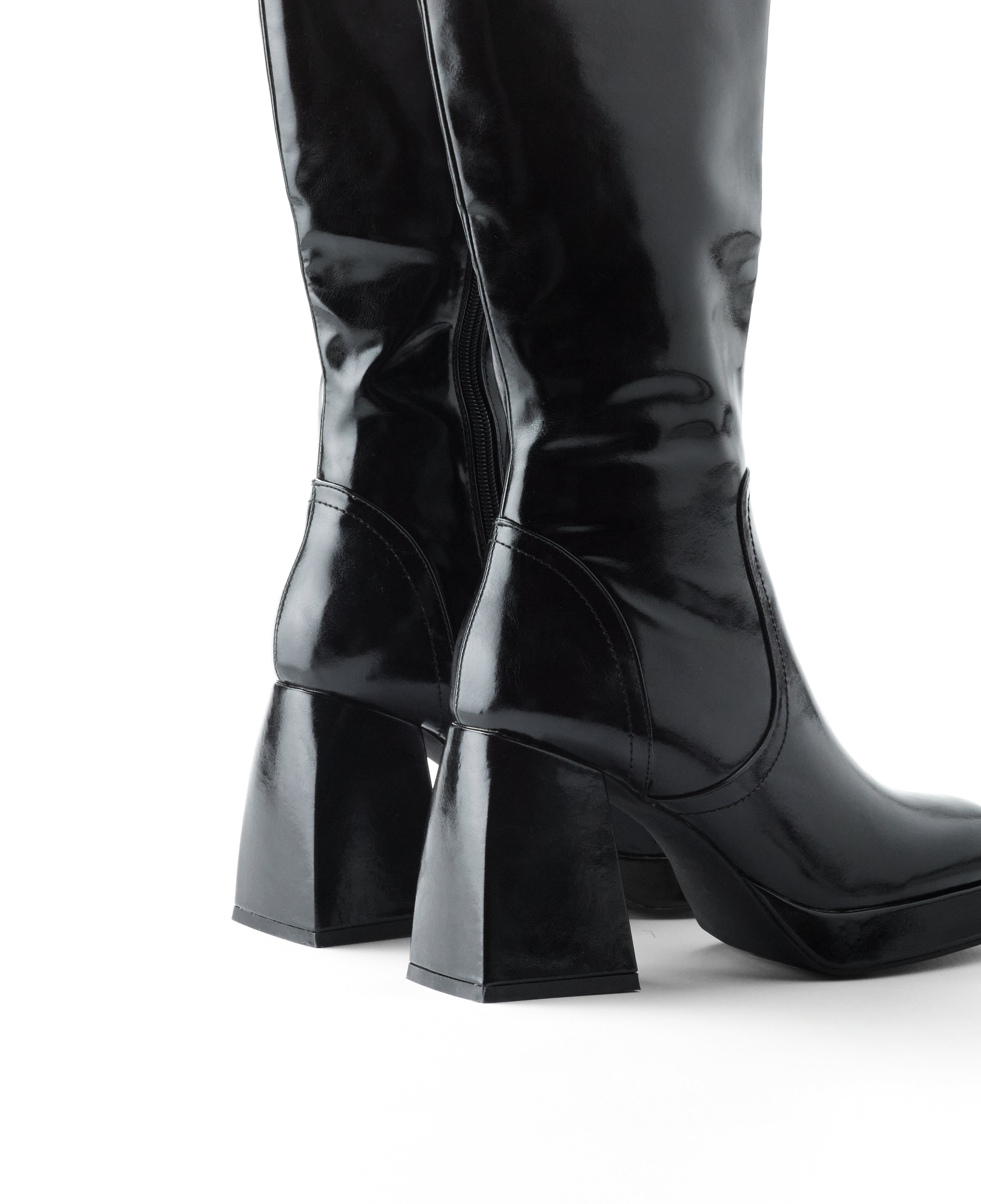 MIM Botas y botines CREM NEGRO