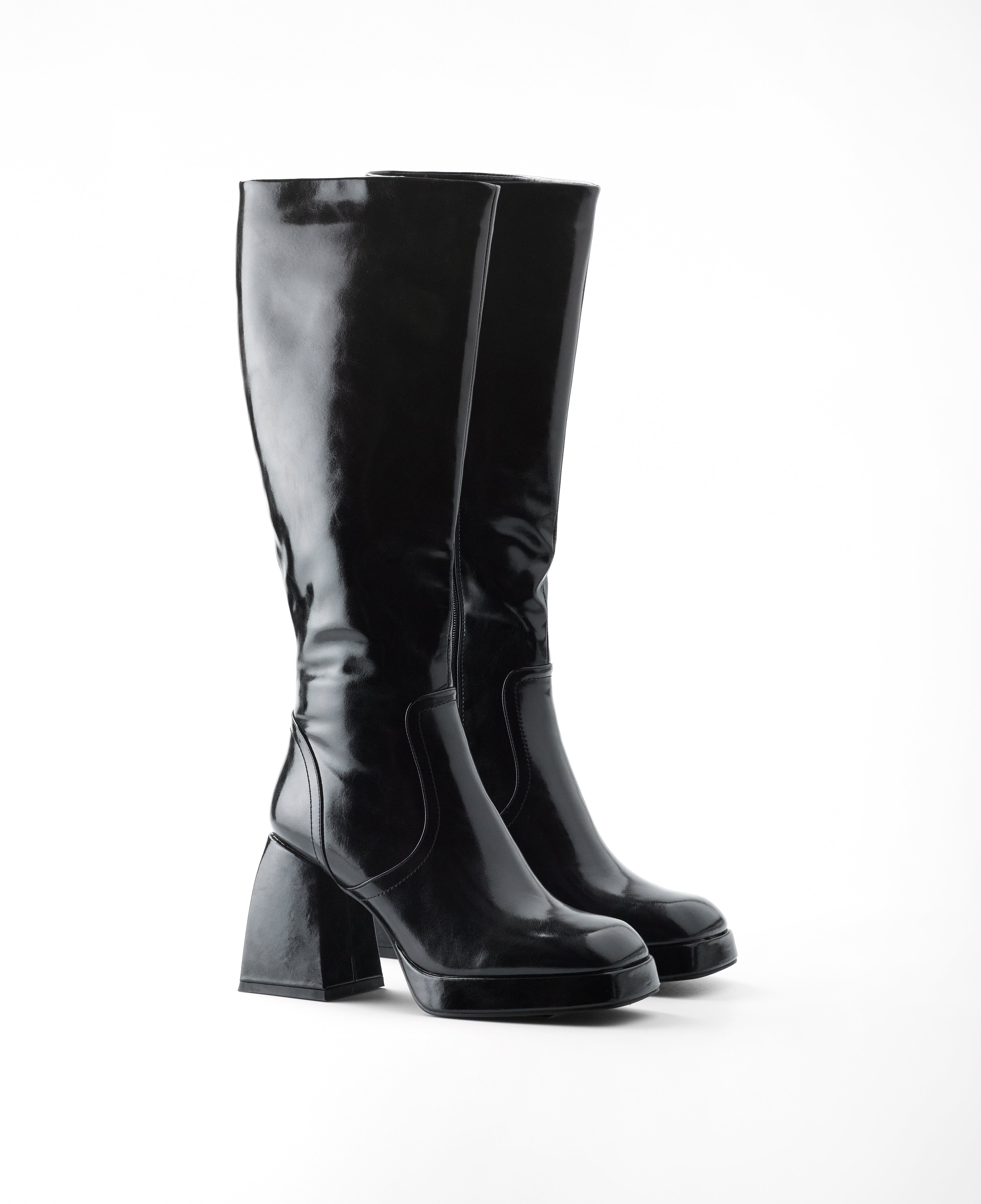 MIM Botas y botines CREM NEGRO