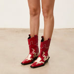 MIM Botas y botines LORY WESTERN ROJO