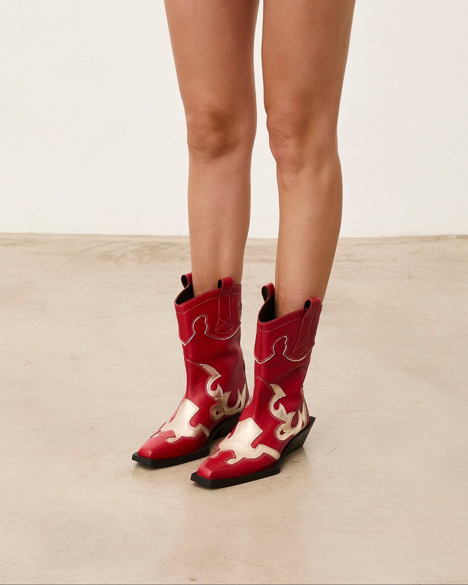 MIM Botas y botines LORY WESTERN ROJO