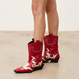 MIM Botas y botines LORY WESTERN ROJO