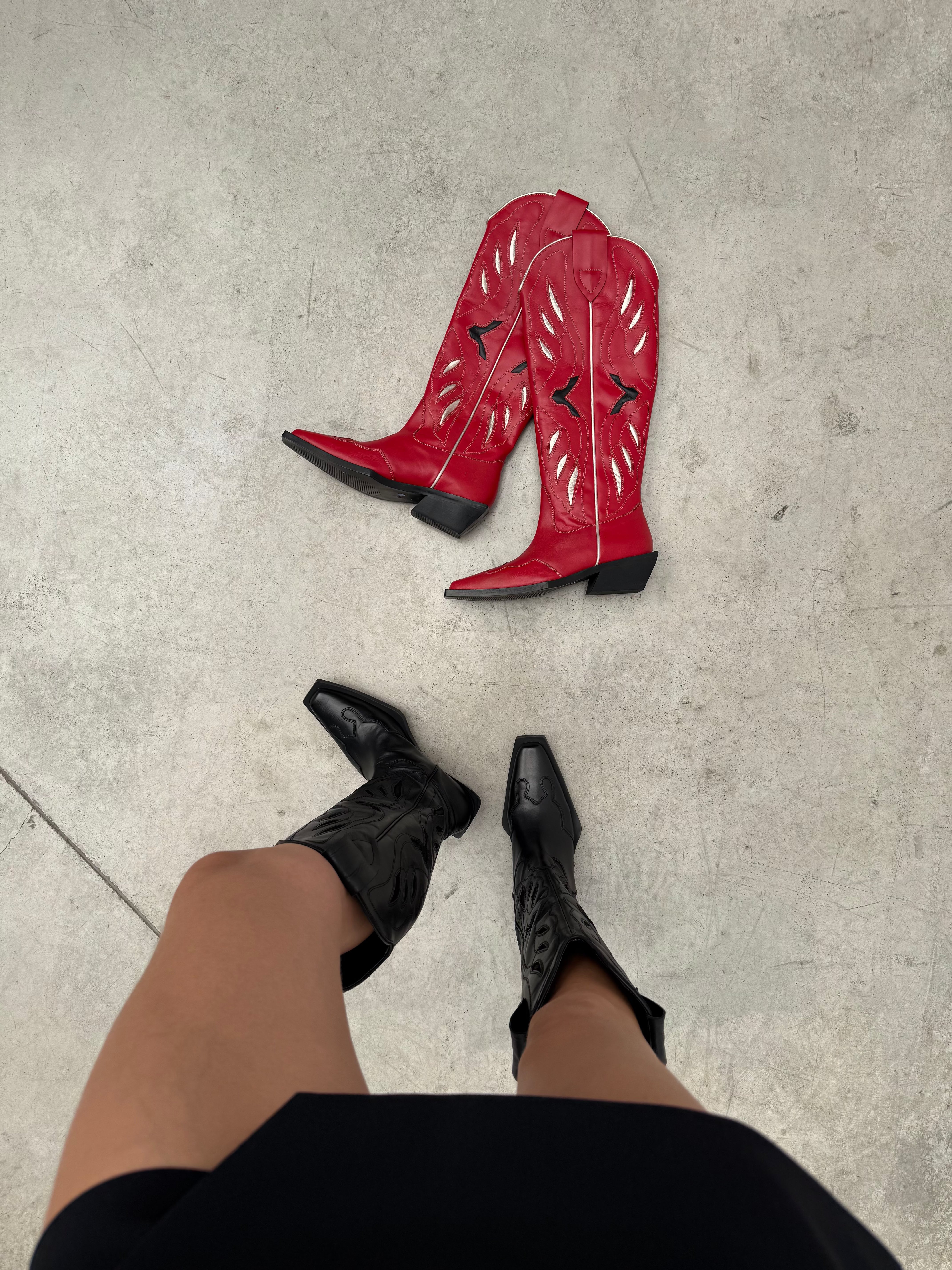 MIM Botas y botines ROUGE WESTERN NEGRO
