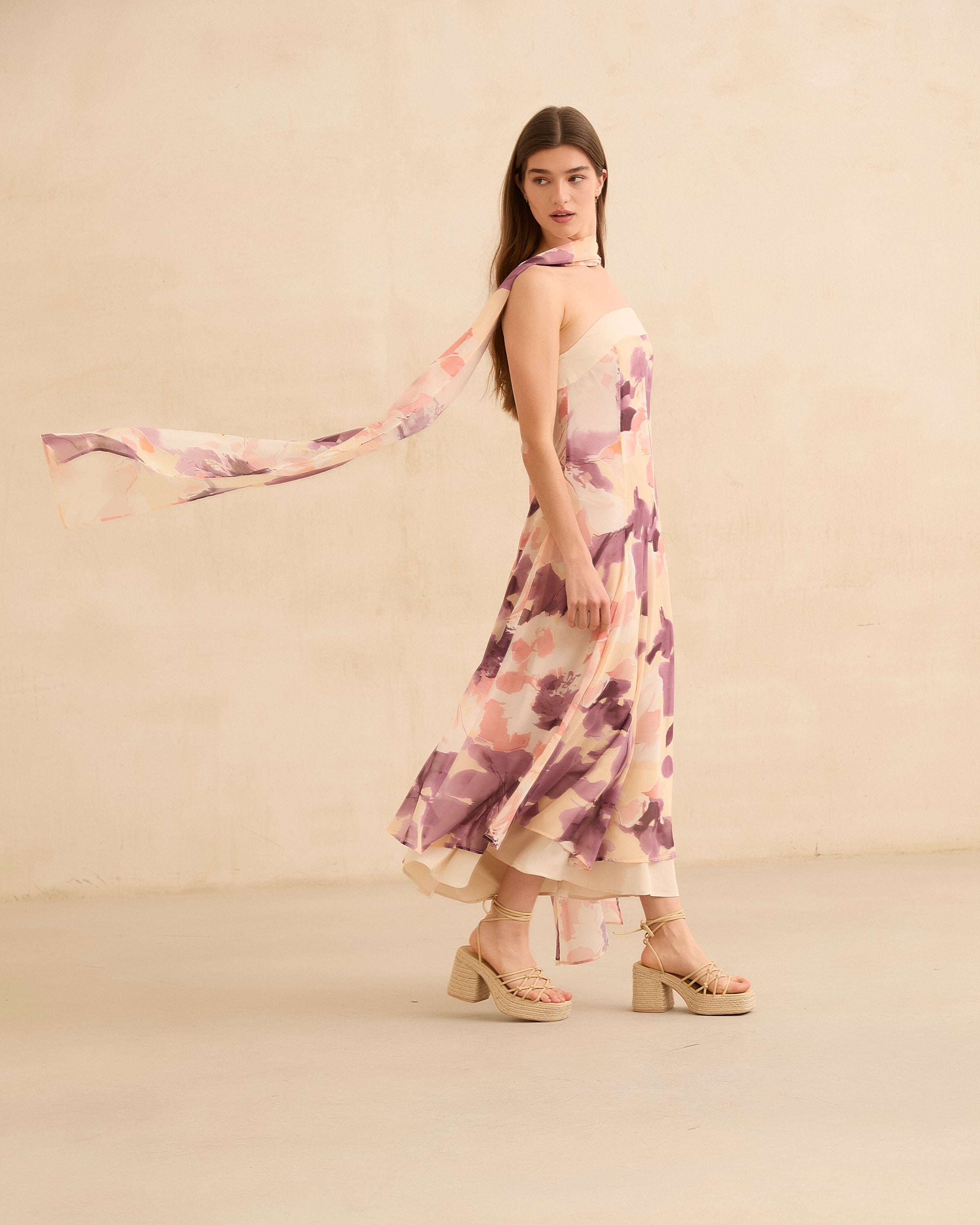 MIM Bufanda UNICA FOULARD MORELIA AMARILLO