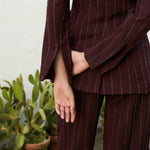 MIM Chaqueta BLAZER ELY BERENJENA