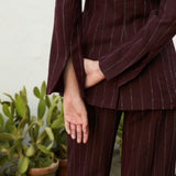 MIM Chaqueta BLAZER ELY BERENJENA