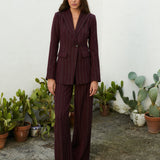 MIM Chaqueta BLAZER ELY BERENJENA