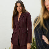 MIM Chaqueta BLAZER ELY BERENJENA