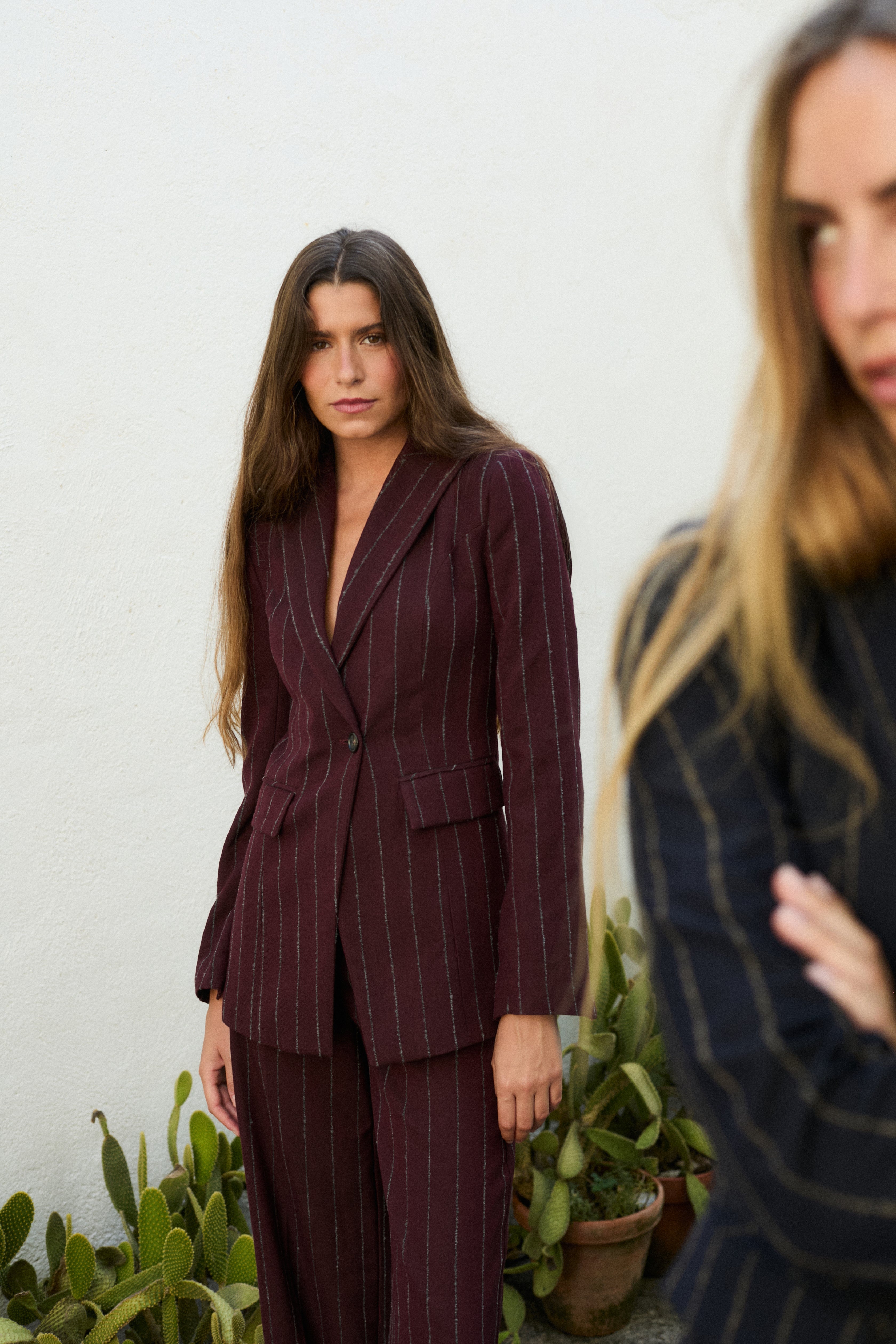 MIM Chaqueta BLAZER ELY BERENJENA