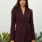 MIM Chaqueta BLAZER ELY BERENJENA