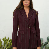 MIM Chaqueta BLAZER ELY BERENJENA