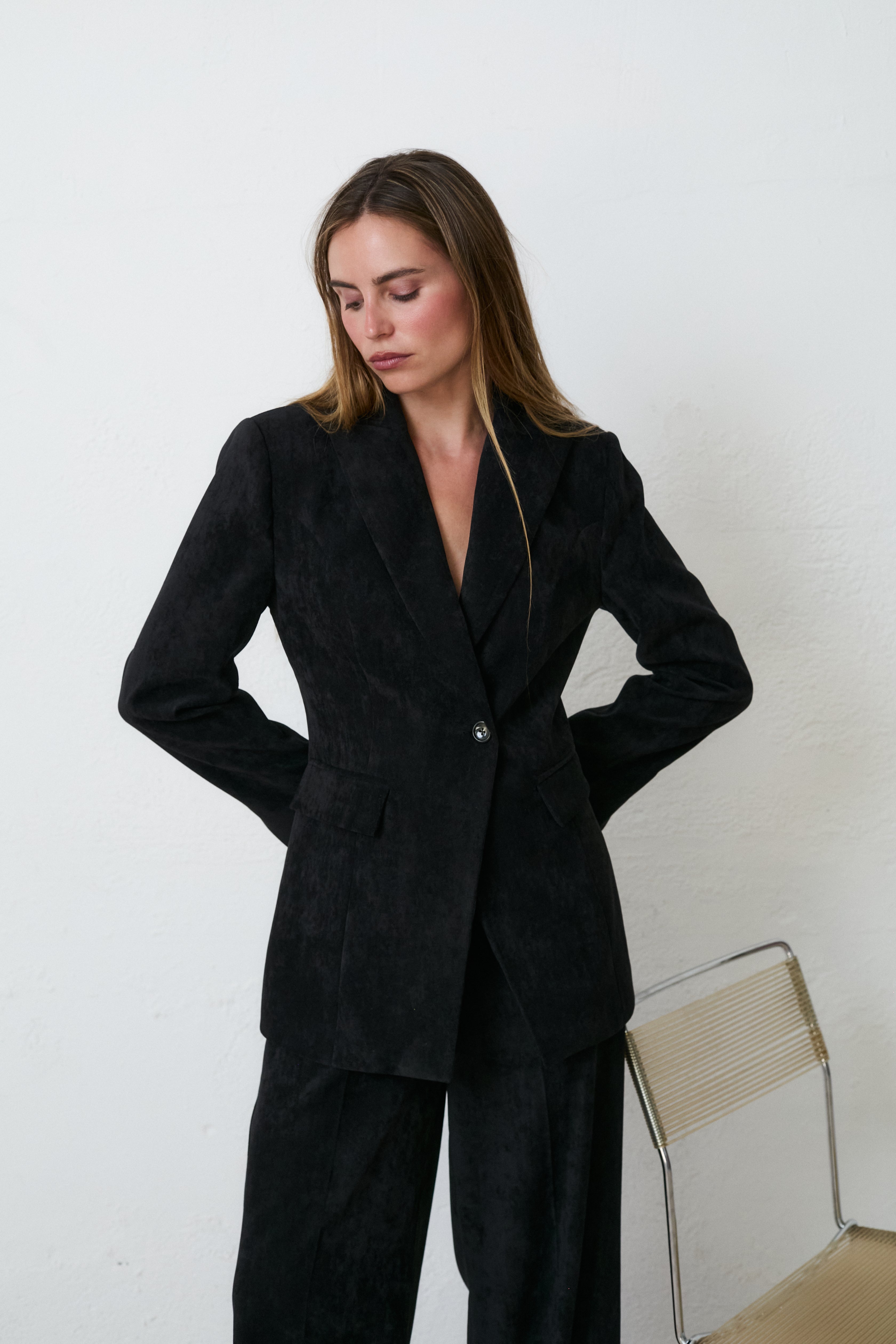 MIM Chaqueta BLAZER ELY NEGRO