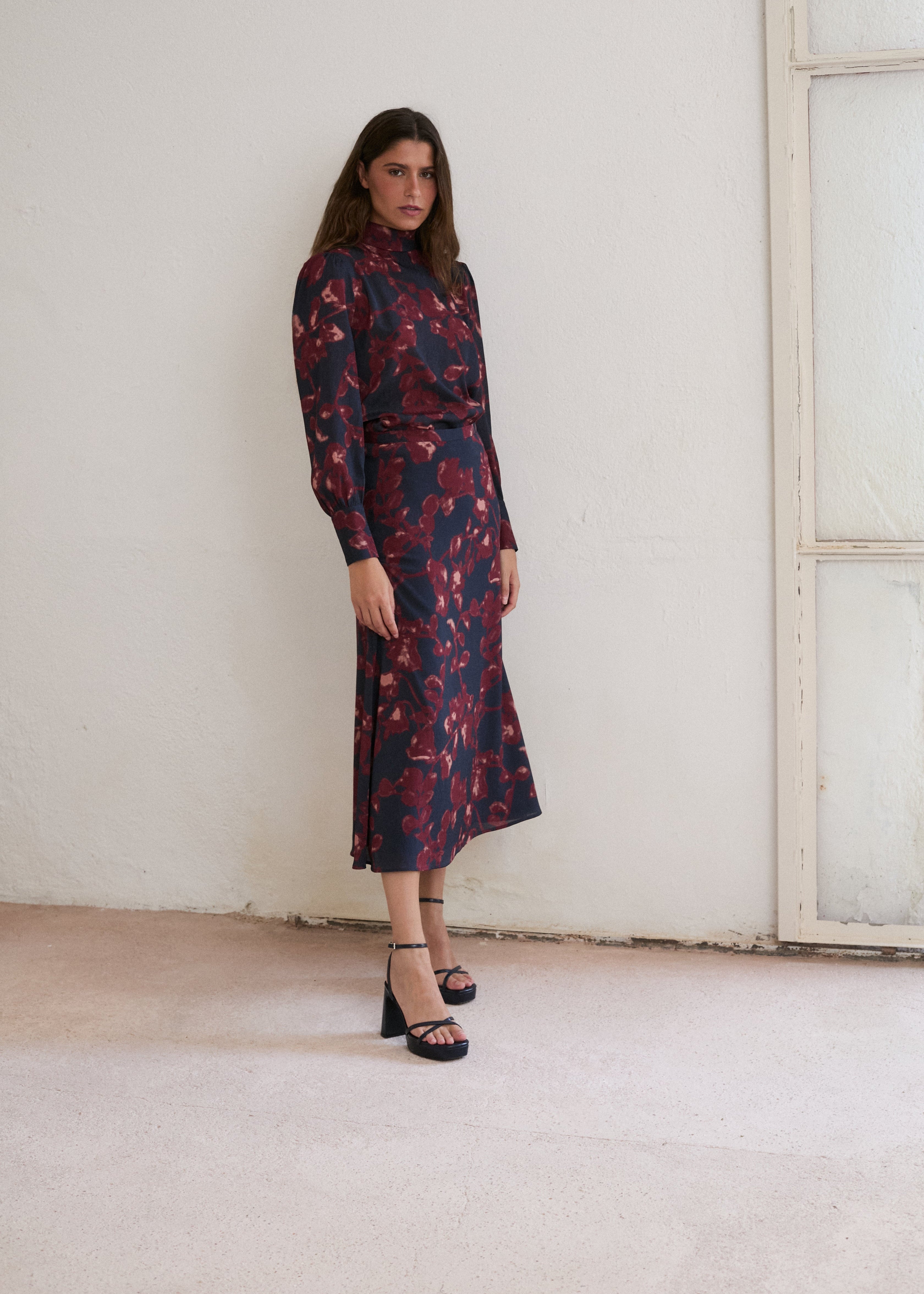 MIM Falda FALDA VIVI AZUL MARINO