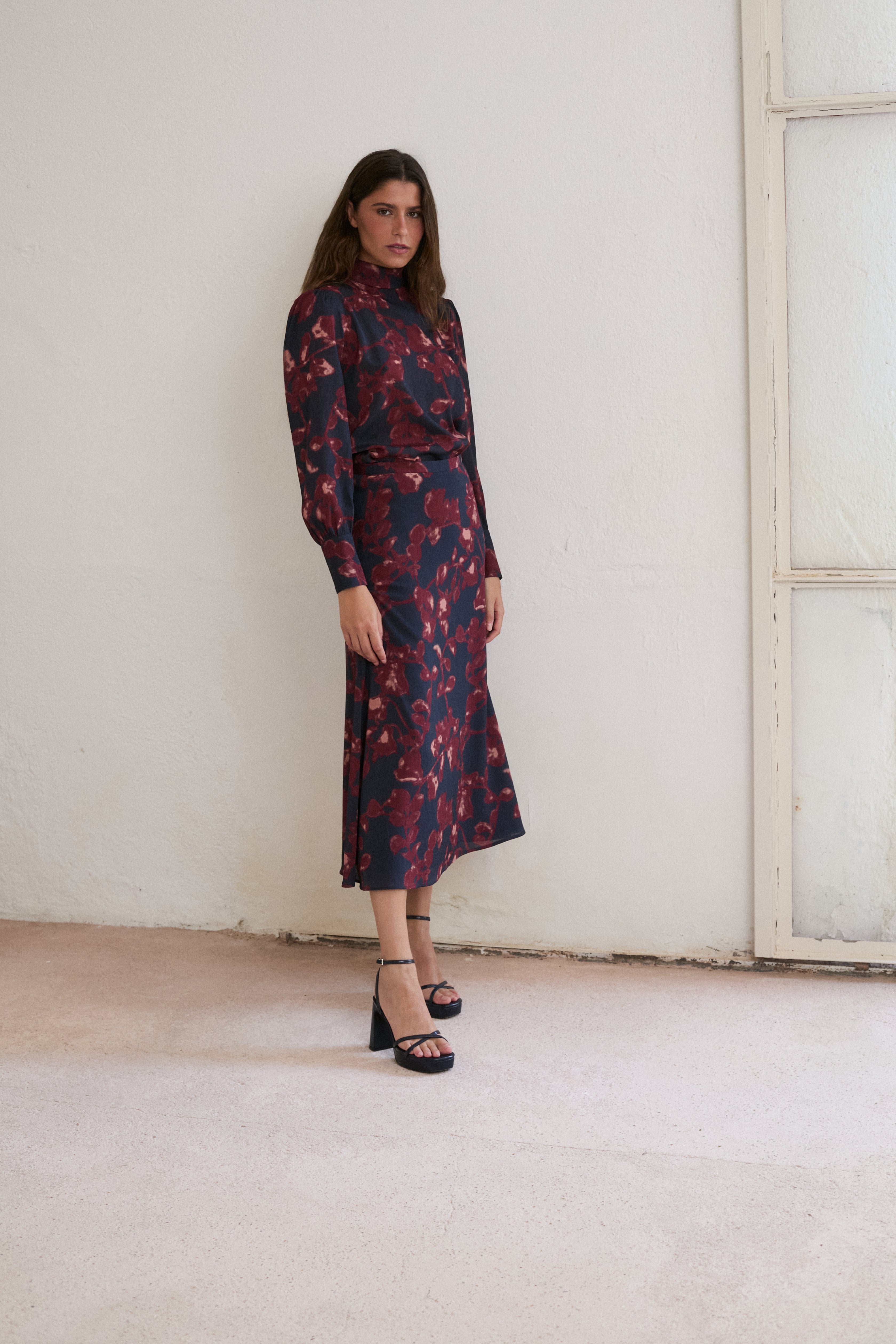 MIM Falda FALDA VIVI AZUL MARINO