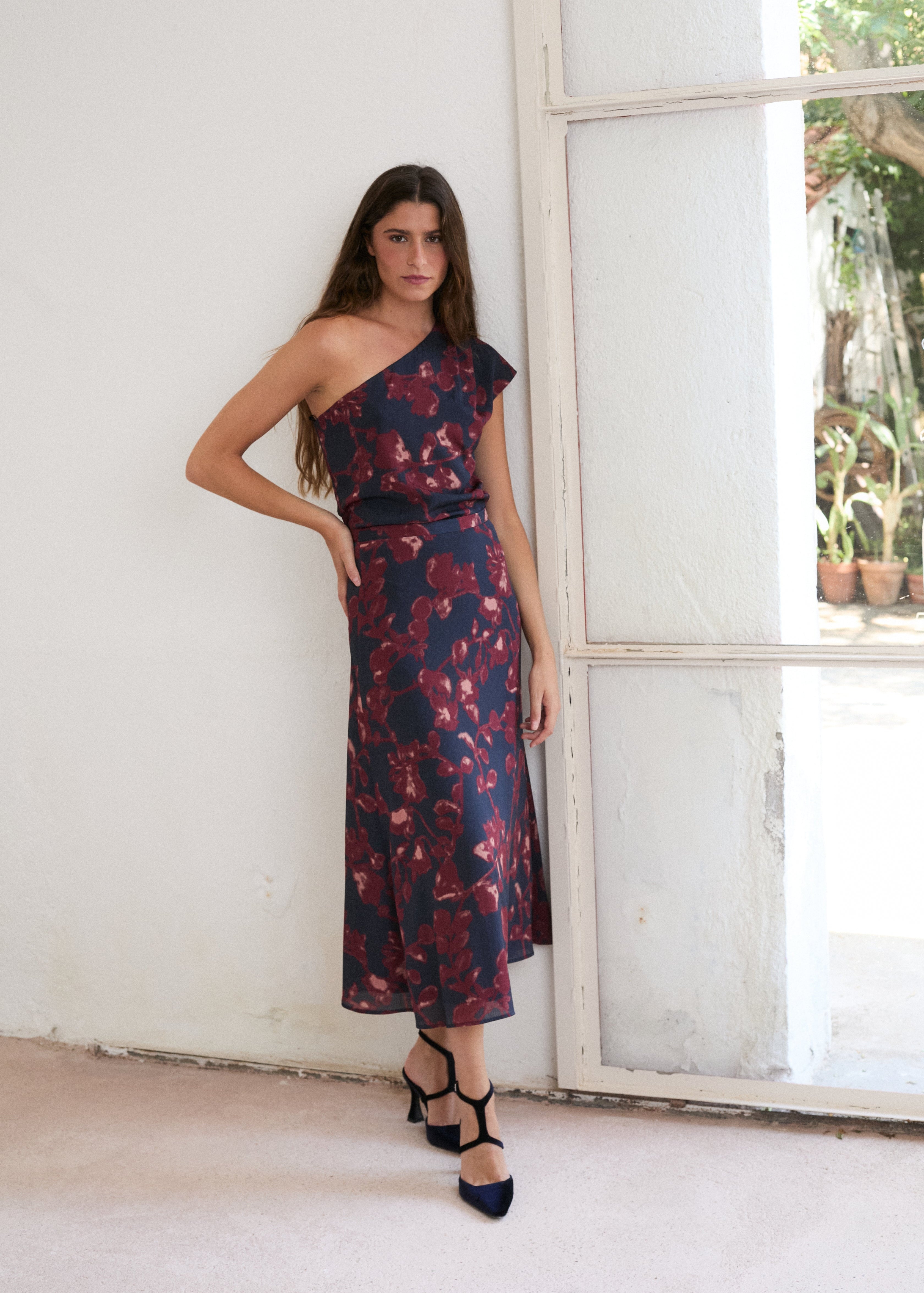 MIM Falda FALDA VIVI AZUL MARINO