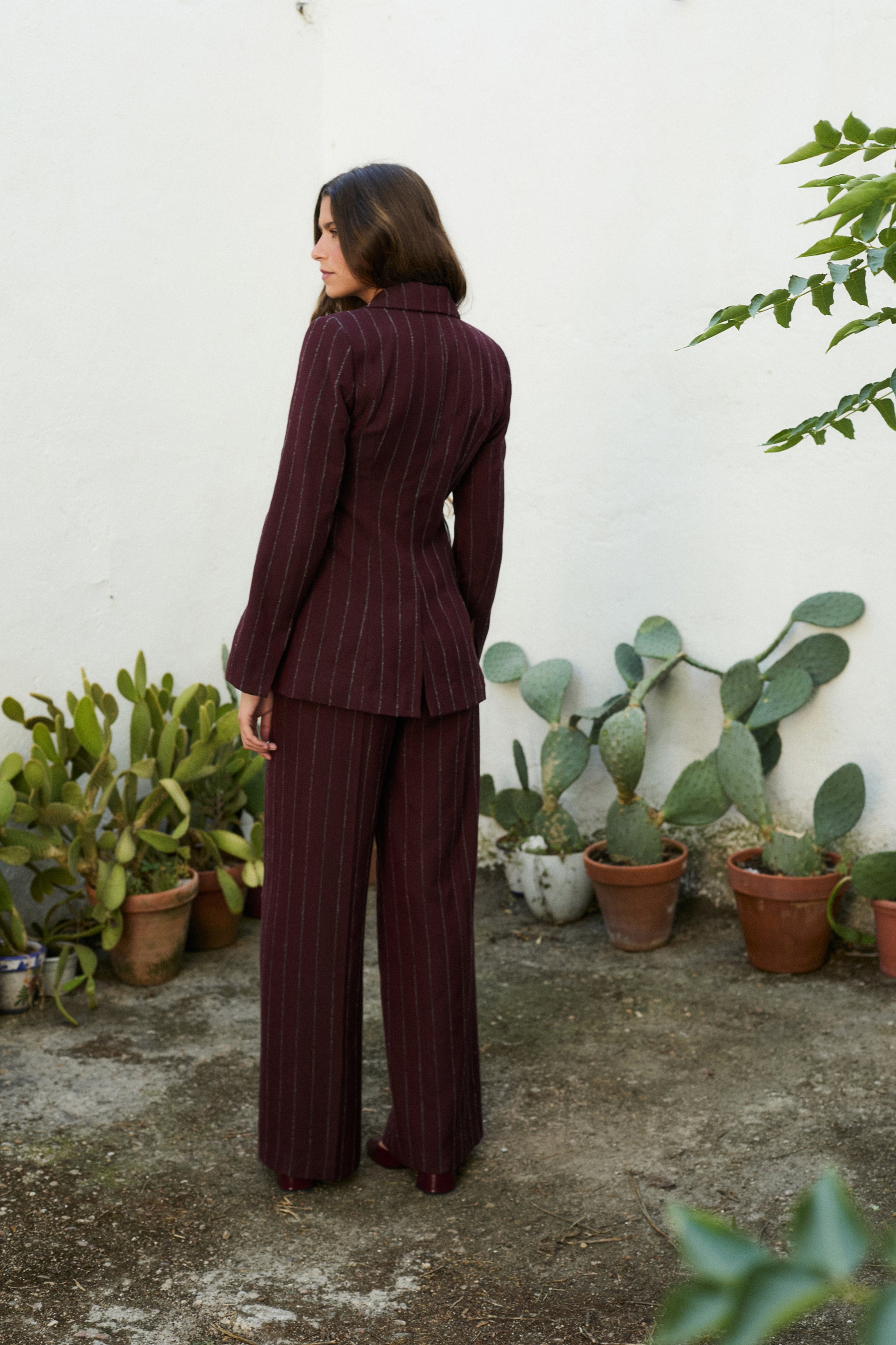 MIM Pantalón PANTALÓN ELY BERENJENA