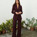 MIM Pantalón PANTALÓN ELY BERENJENA