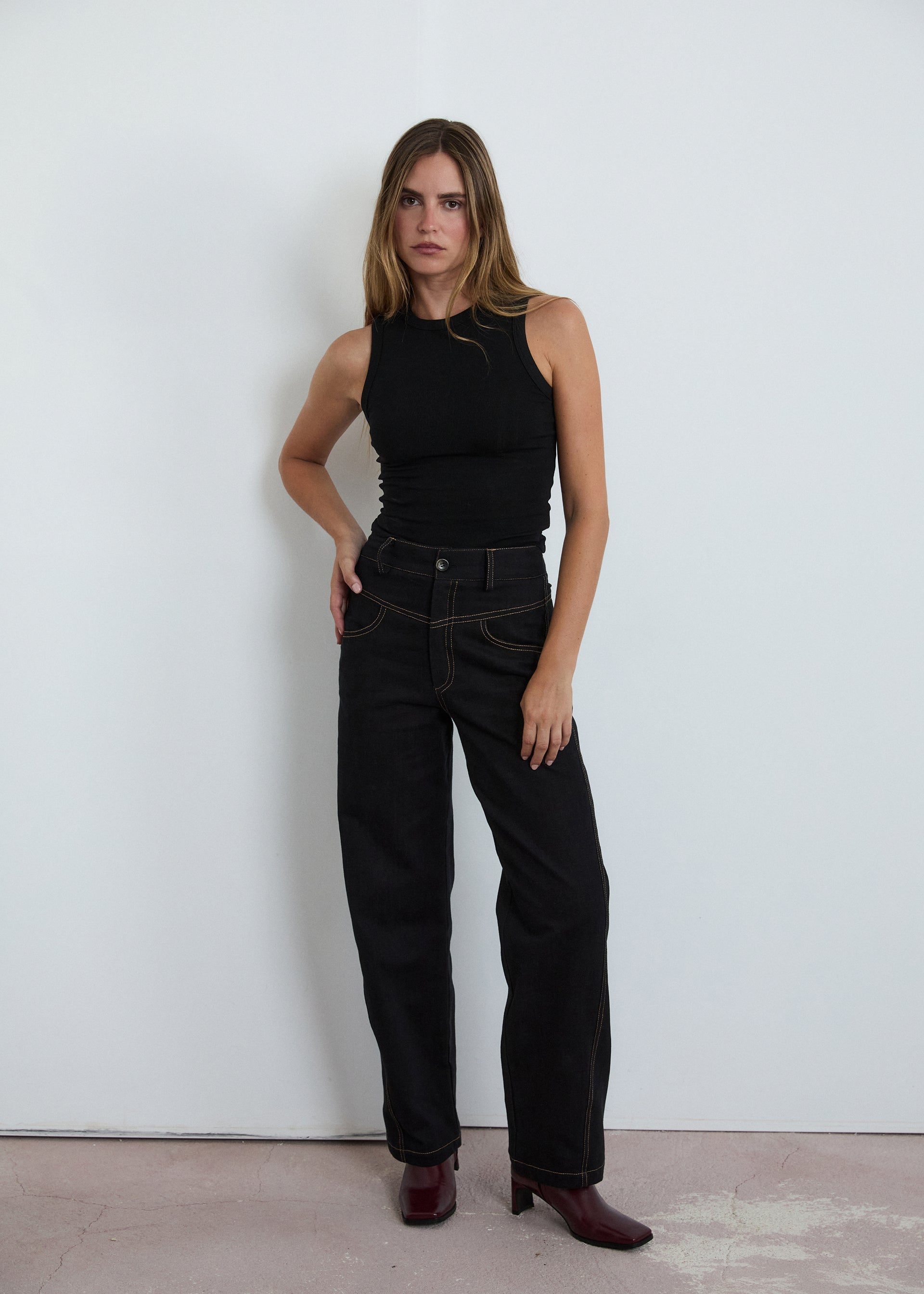 MIM Pantalón PANTALÓN WEST NEGRO