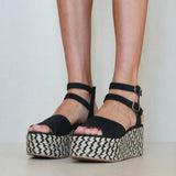 MIM Plataforma alta Luce Negro