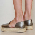 MIM Plataforma baja Turqueta Plata