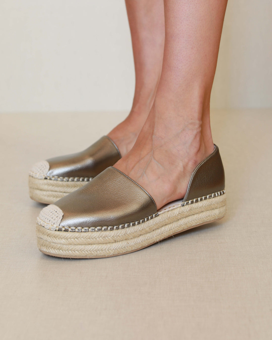 MIM Plataforma baja Turqueta Plata