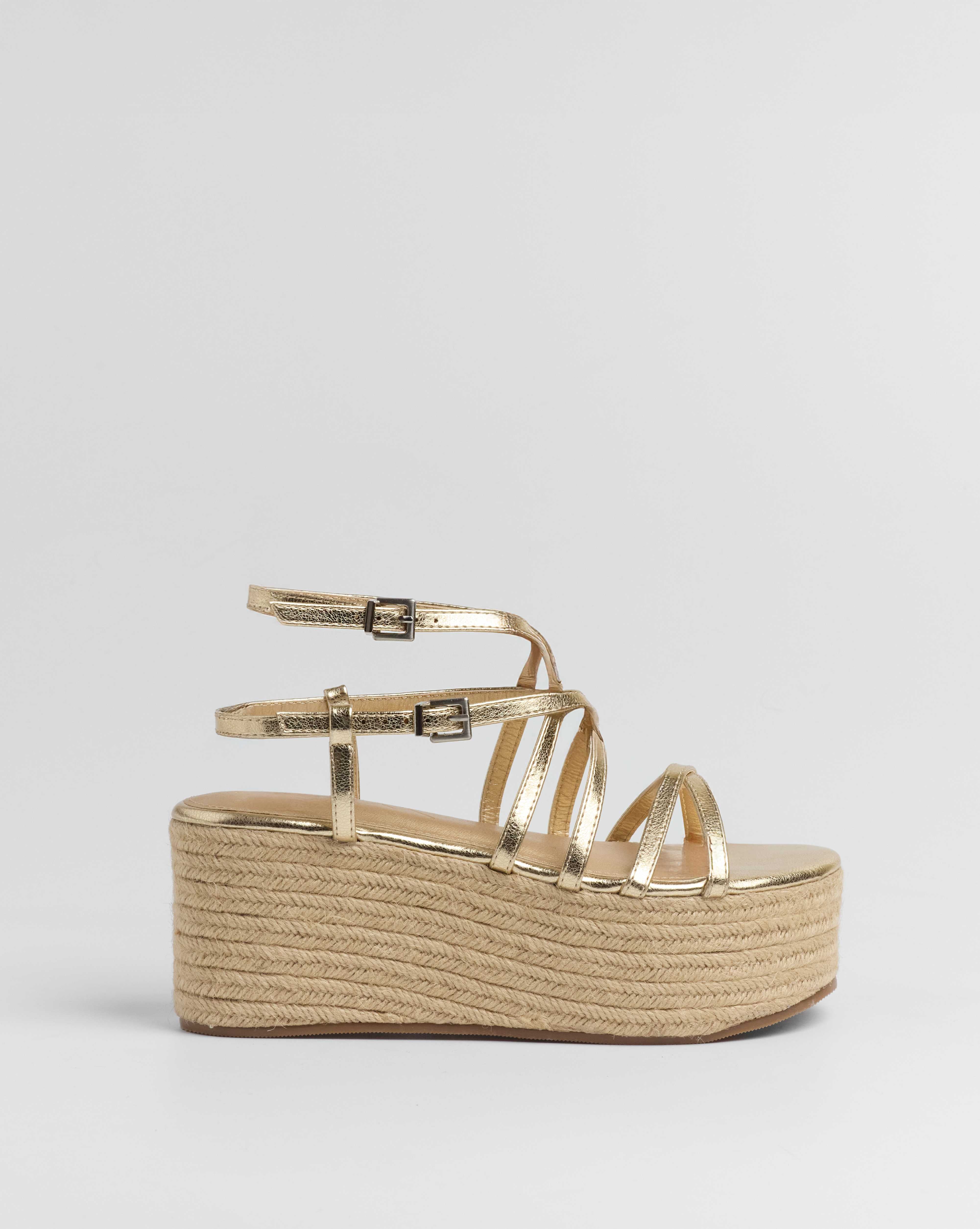 MIM Plataforma baja ZAHARA DORADO