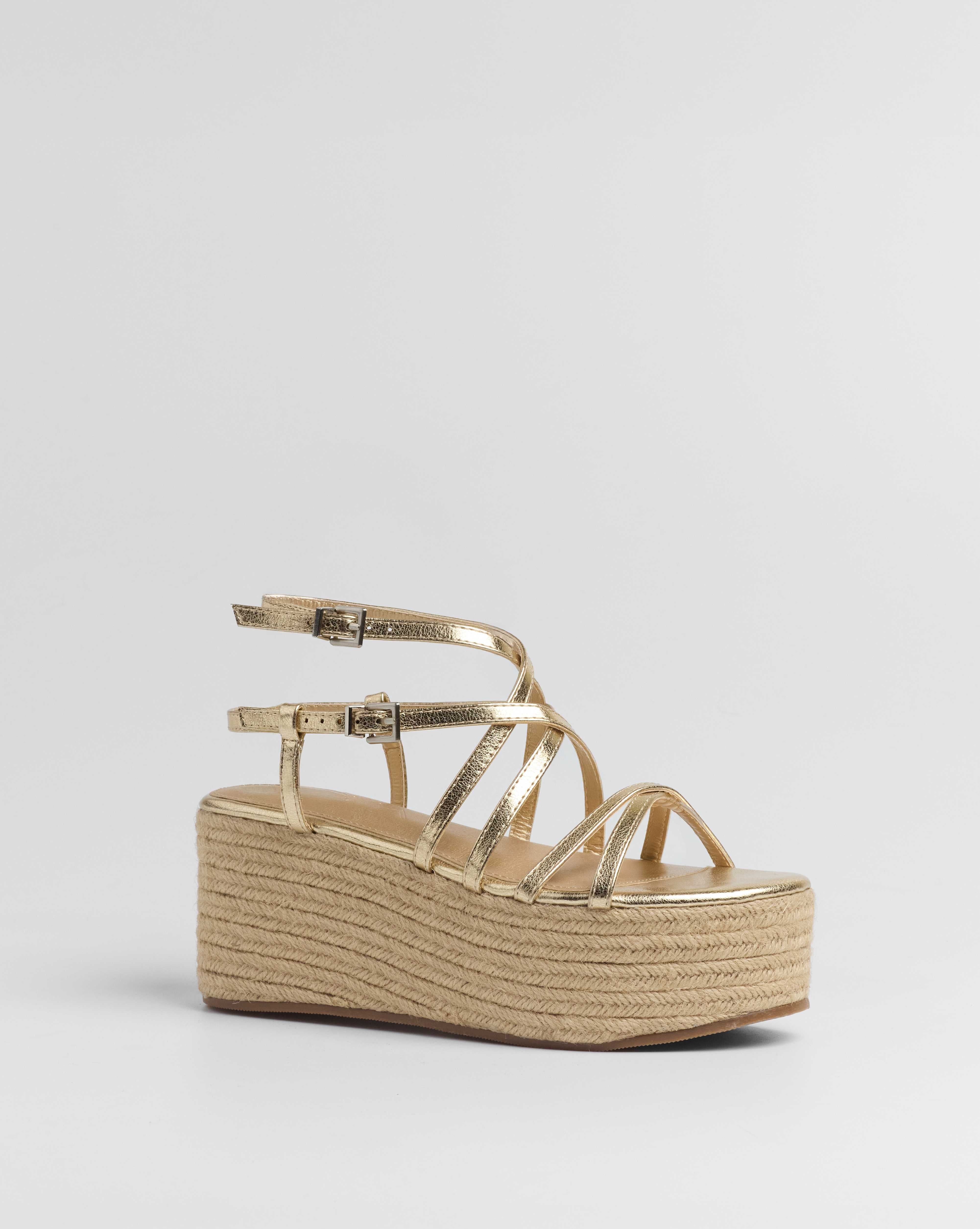 MIM Plataforma baja ZAHARA DORADO