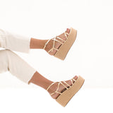 MIM Plataforma baja ZAHARA DORADO