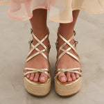 MIM Plataforma baja ZAHARA DORADO