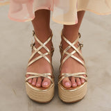 MIM Plataforma baja ZAHARA DORADO