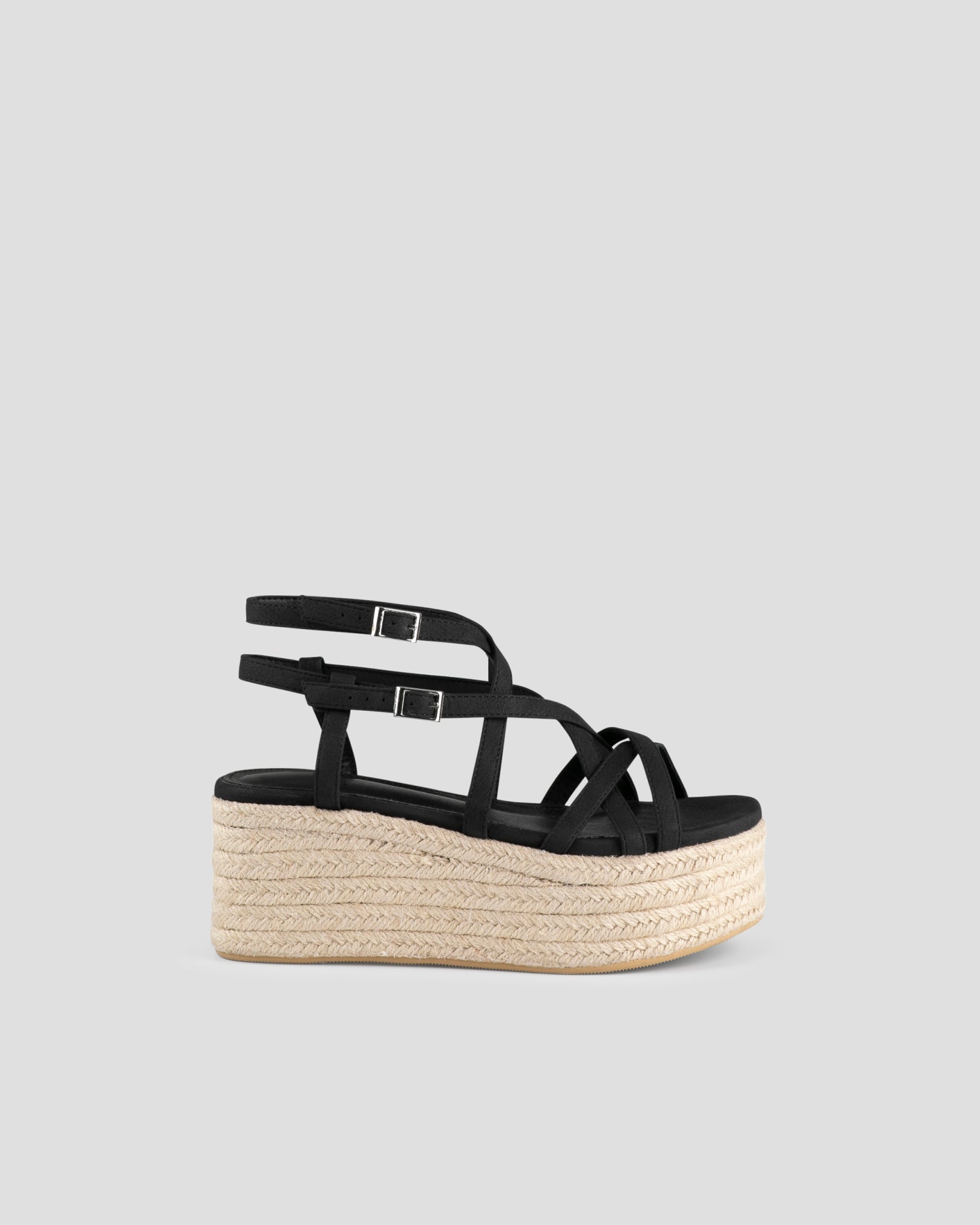 MIM Plataforma baja ZAHARA X NEGRO