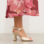 MIM Sandalia de tacón Adele Dorado