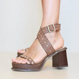 MIM Sandalia de tacón ALICE MARRÓN