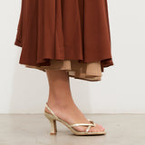 MIM Sandalia de tacón Andee Dorado