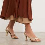 MIM Sandalia de tacón Andee Dorado