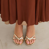 MIM Sandalia de tacón Andee Dorado