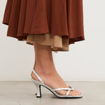 MIM Sandalia de tacón Andee Plata