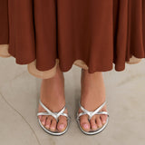 MIM Sandalia de tacón Andee Plata