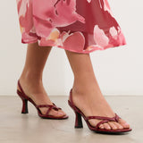 MIM Sandalia de tacón Andee Rojo