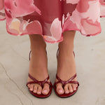 MIM Sandalia de tacón Andee Rojo