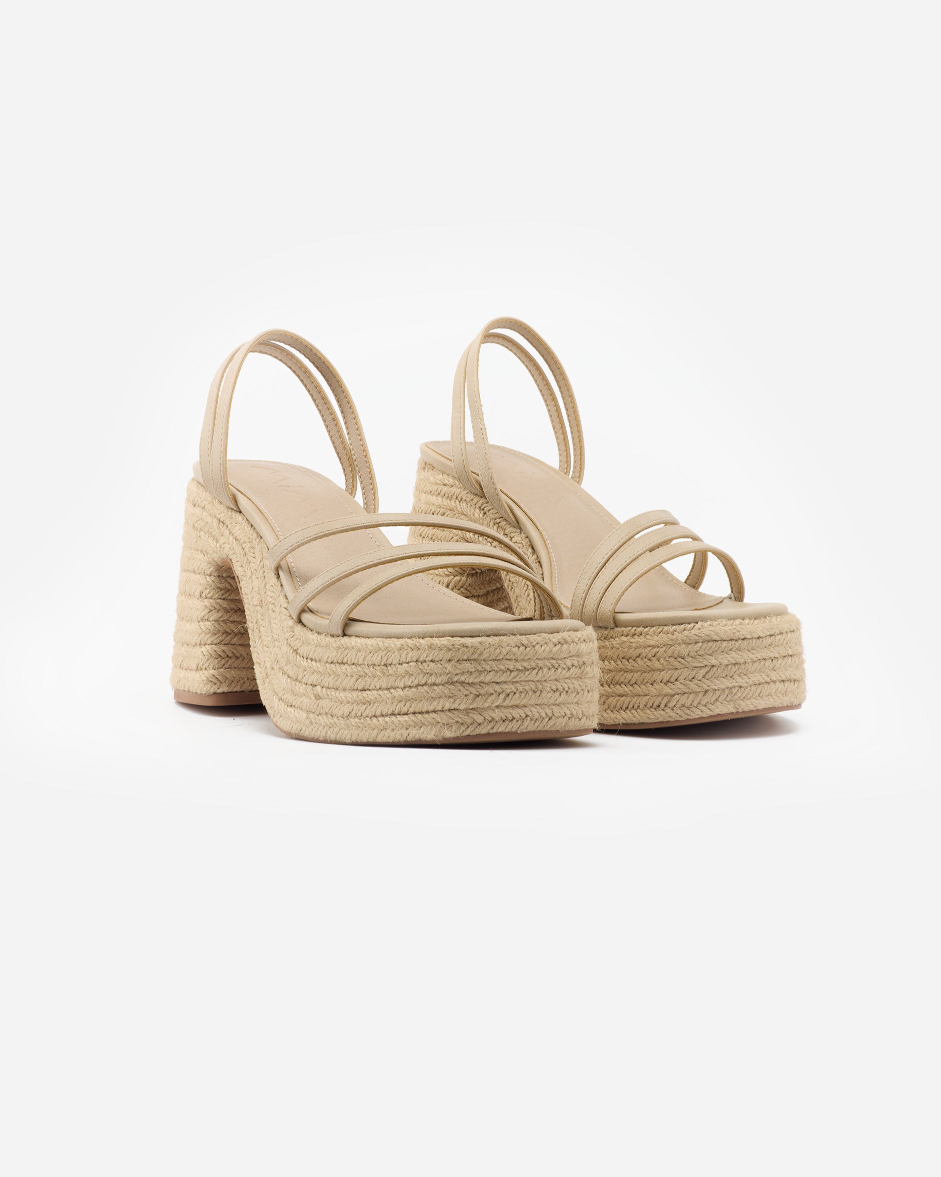 MIM Sandalia de tacón BRIT BEIGE