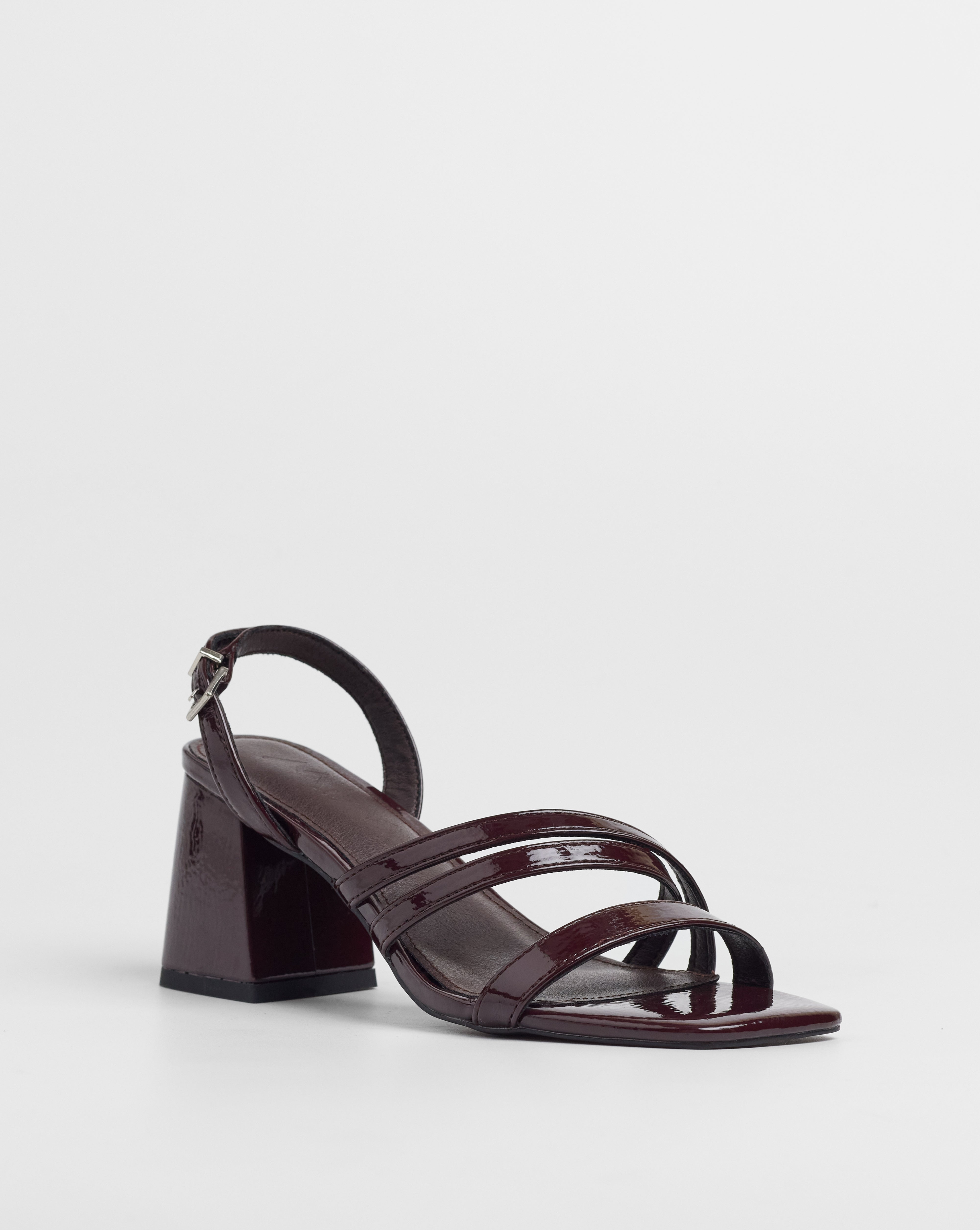 MIM Sandalia de tacón Cloe Burdeos