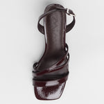 MIM Sandalia de tacón Cloe Burdeos