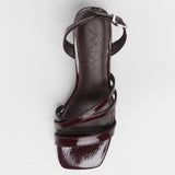 MIM Sandalia de tacón Cloe Burdeos