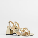 MIM Sandalia de tacón CLOE DORADO