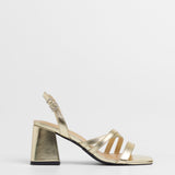 MIM Sandalia de tacón CLOE DORADO